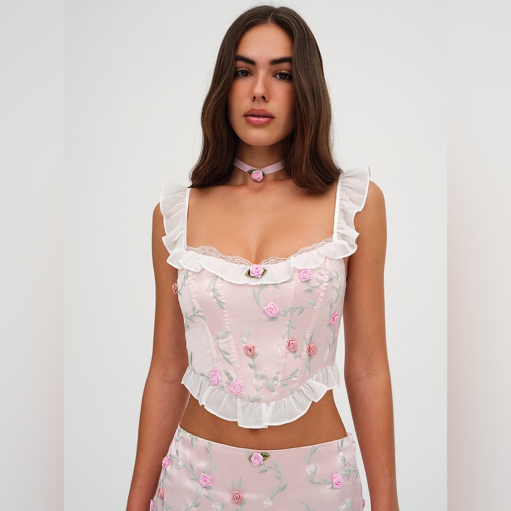 FOR LOVE AND LEMONS KIMORA CORSET IN L